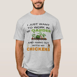 Ich Wollte gerade, in Garten zu arbeiten und mit H T-Shirt