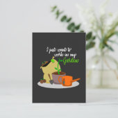 Ich wollte gerade in meinen Redewendungen für Gart Postkarte (Stehend Vorderseite)