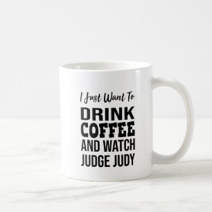 Ich Wollte gerade, Kaffee zu trinken und Judge Jud Kaffeetasse