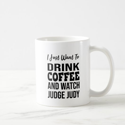 Ich Wollte gerade, Kaffee zu trinken und Judge Jud Kaffeetasse (Rechts)