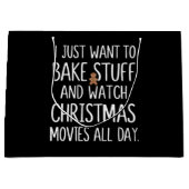 Ich Wollte gerade, Stuff zu backen Weihnachtsfilme Große Geschenktüte (Vorderseite)