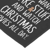 Ich Wollte gerade, Stuff zu backen Weihnachtsfilme Kurzer Tischläufer (Ecke)