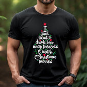 Ich Wollte gerade, um Bier zu trinken Weihnachtsfi T-Shirt