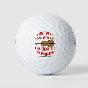 Ich Wollte gerade Violine zu spielen und ignoriere Golfball