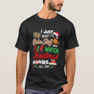 Ich Wollte gerade zu Bake Stuff Sehen Weihnachtsfi T-Shirt