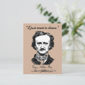 Ich wollte gerade zu tanzen postkarte (Stehend Vorderseite)