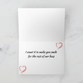 *ICH WOLLTE, IHNEN DIE ERHOLUNG UNSERES LEBENS ZU  KARTE (Innenseite)