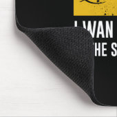 Ich wollte im Bier-Meer schwimmen Mousepad (Ecke)