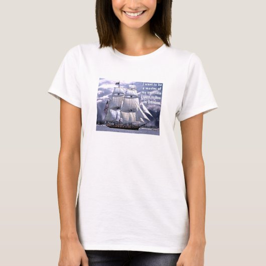 Ich wollte, im T - Shirt der Freiheit (Licht) zu l (Vorderseite)