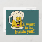 Ich Wollte, in dir zu sein Postkarte (Vorne/Hinten)