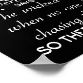 Ich Wollte, Joggen zu gehen, aber Sprichworte Bibe Poster (Ecke)