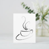 Ich Wollte Kaffee Postkarte (Stehend Vorderseite)