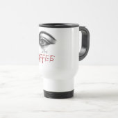 ICH wollte KAFFEE Reisebecher (VorderseiteRechts)