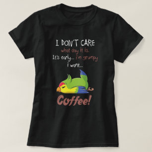 Ich wollte Kaffee und Papagei T-Shirt