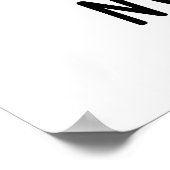 Ich Wollte keinen sonnigen Kuh-Puff Poster (Ecke)