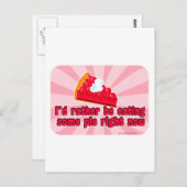 Ich wollte Kuchen! Postkarte (Vorne/Hinten)