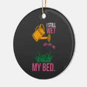Ich wollte mein Bett - Gartenarbeit Keramik Ornament (Links)