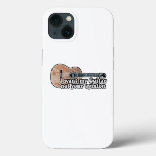 Ich wollte meine Gitarre. Nicht deine Meinung. kom Case-Mate iPhone Hülle