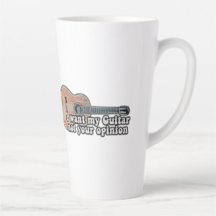 Ich wollte meine Gitarre. Nicht deine Meinung. kom Milchtasse