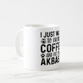 Ich Wollte, meinen Akbash zu trinken Kaffeetasse (Vorderseite Links)