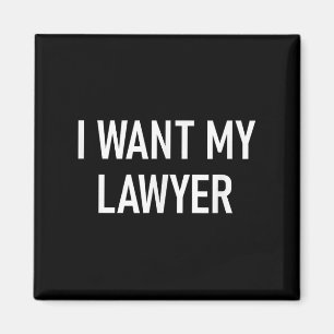 Ich Wollte meinen Anwalt, Funny, Witze, Sarcastic Magnet