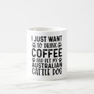 Ich Wollte, meinen australischen Rinderhund zu unt Kaffeetasse