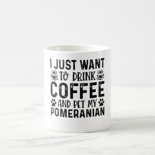 Ich Wollte, meinen Spitz zu pflegen Kaffeetasse