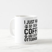 Ich Wollte, meinen Winterhund zu pflücken Kaffeetasse (Vorderseite Links)
