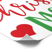 Ich Wollte, mir Sachen zu backen und Weihnachtsfil Poster (Ecke)