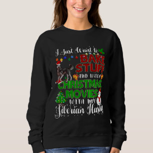 Ich Wollte, mir zu backen und Weihnachten Sibirier Sweatshirt