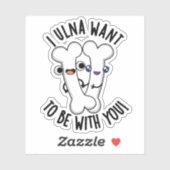 Ich Wollte, mit dir zu sein. Aufkleber (Blatt)