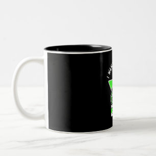 Ich Wollte, mit meinem Mountainbike zu fahren Zweifarbige Tasse