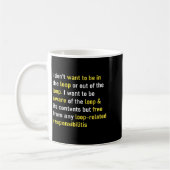 Ich Wollte nicht, im Schlupfloch oder außerhalb de Kaffeetasse (Links)