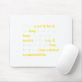 Ich Wollte nicht, im Schlupfloch oder außerhalb de Mousepad (Mit Mouse)