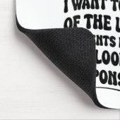 Ich Wollte nicht, in der Schlange oder aus der Sch Mousepad (Ecke)