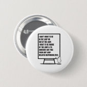 Ich Wollte nicht, in der Schlange zu stehen oder i Button (Vorne & Hinten)