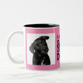 Ich Wollte nur, alle Hunde zu retten Zweifarbige Tasse (Links)