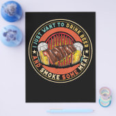 Ich Wollte nur, Bier zu trinken und etwas Fleisch  Flyer (Einzeln)