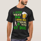 Ich Wollte nur Bier zu trinken und mein Bierbul. T-Shirt (Vorderseite)