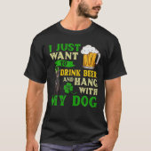 Ich Wollte nur, Bier zu trinken und mit meinem Aus T-Shirt (Vorderseite)