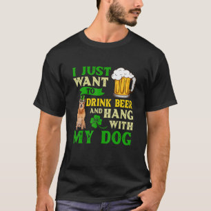 Ich Wollte nur, Bier zu trinken und mit meinem Aus T-Shirt