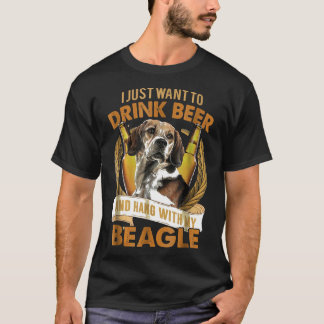 Ich Wollte nur, Bier zu trinken und mit meinem Bea T-Shirt
