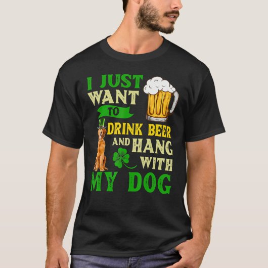 Ich Wollte nur, Bier zu trinken und mit meinem Gol T-Shirt (Vorderseite)