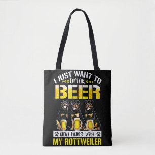 Ich wollte nur, Bier zu trinken und mit meinem Hun Tasche