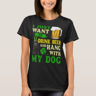 Ich Wollte nur, Bier zu trinken und mit meiner Cho T-Shirt