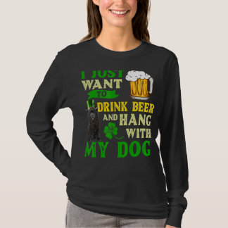 Ich Wollte nur, Bier zu trinken und mit meiner Cho T-Shirt