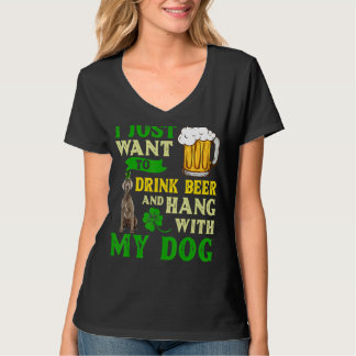 Ich Wollte nur, Bier zu trinken und mit meiner Wei T-Shirt