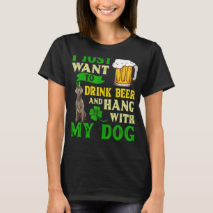 Ich Wollte nur, Bier zu trinken und mit meiner Wei T-Shirt