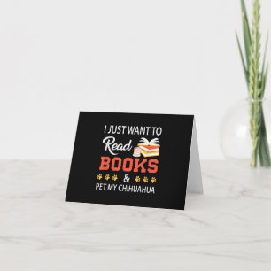 Ich Wollte nur, Bücher zu lesen und meine Chihuahu