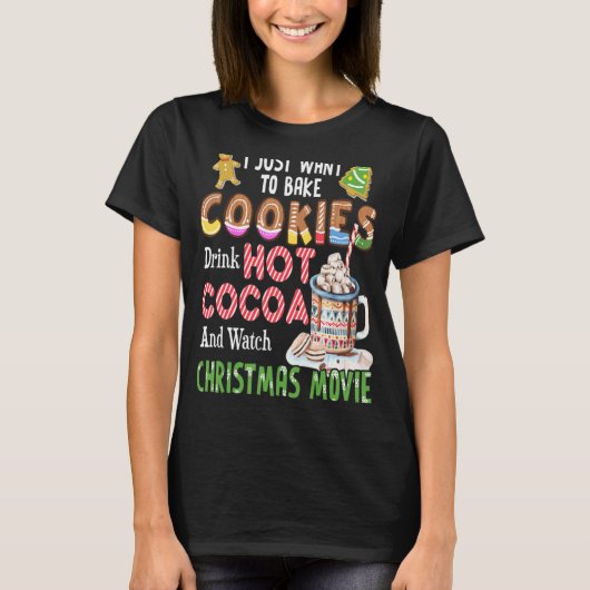 Ich Wollte nur, Cookies zu backen, die heißen Kaka T-Shirt (Vorderseite)